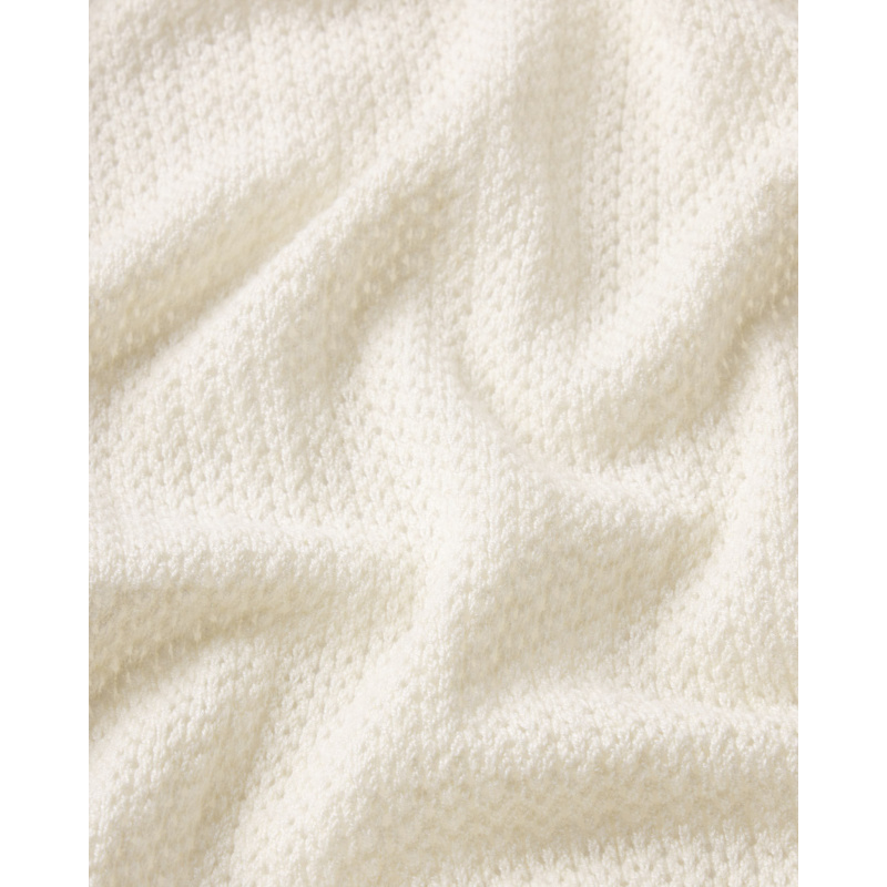 Thumbnail of Mykonos Linen Blend Pointelle Knit Slim Fit Button Up Shirt - Sand Dollar image