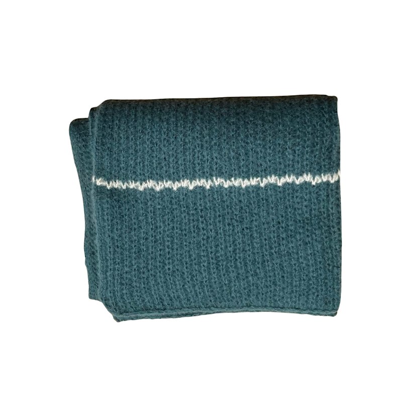 Thumbnail of Myrtle Green Handmade Soft Alpaca Scarf image