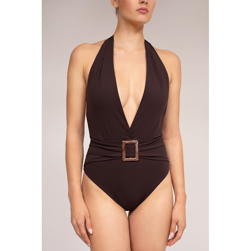 Thumbnail of Nada Swimsuit Brown image