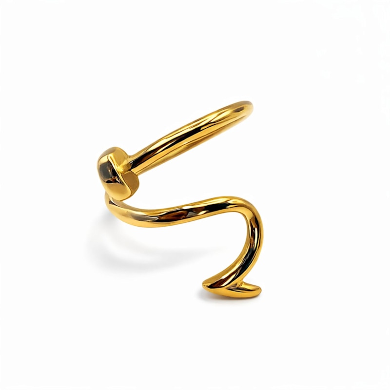 Thumbnail of Nailed It Nail Ring Gold image