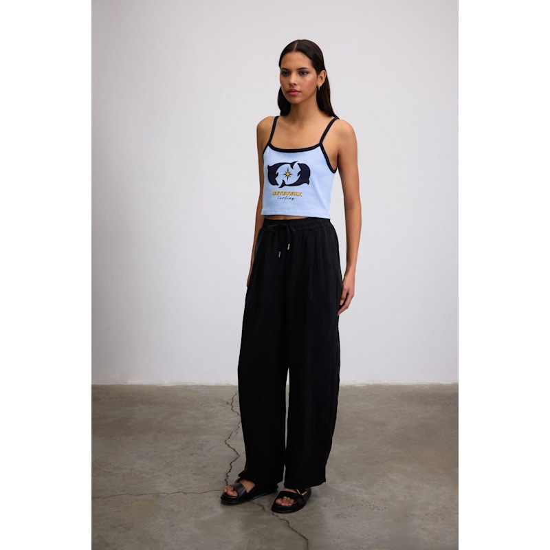 Thumbnail of Nami Dolphin Graphic Crop Top-Blue image