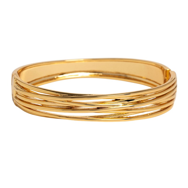 Thumbnail of Nami Gold Twist Bangle image