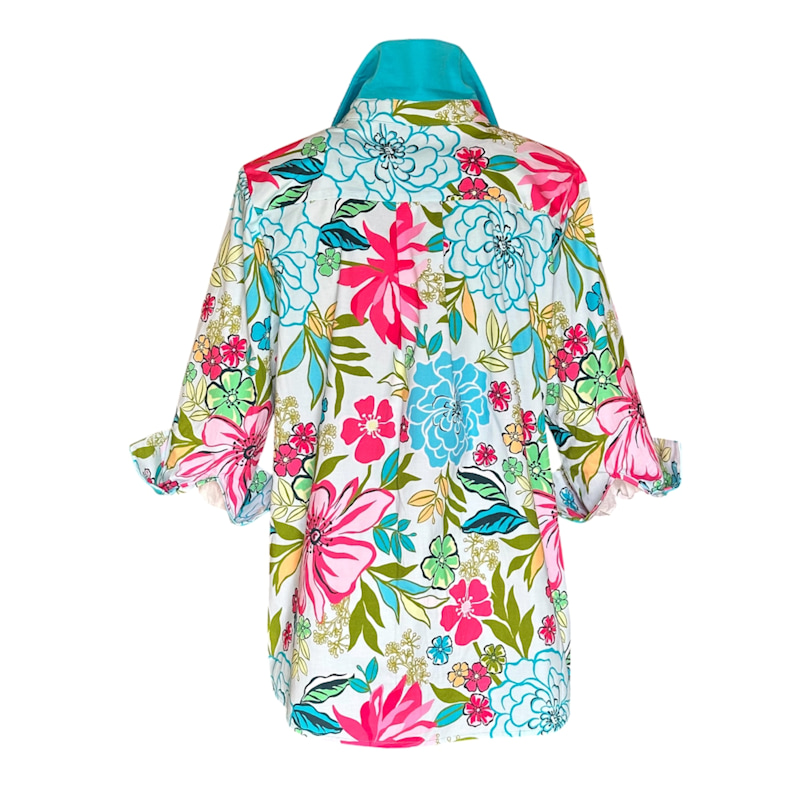 Thumbnail of Nancy Aloha  Three Quarter Sleeve Length Missy Fit Shirt image