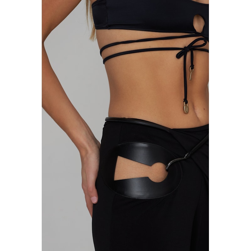 Thumbnail of Nara Wrap Trousers In Black image