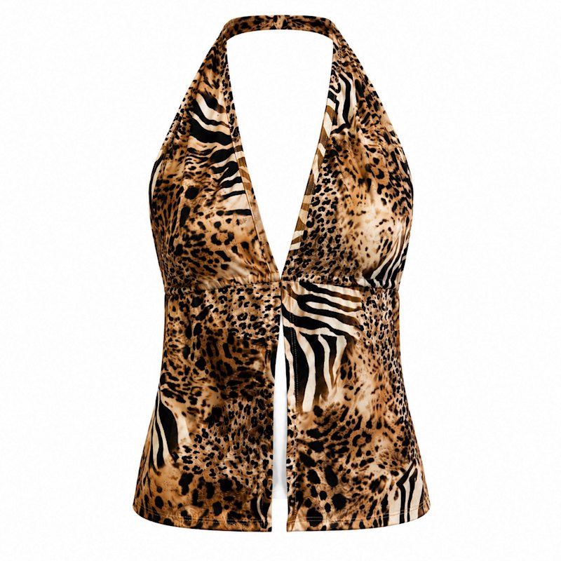 Thumbnail of Nas Top- Leopard Print image