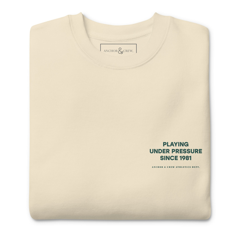 Thumbnail of Natural Court Etiquette Tennis Club League Organic Cotton Sweatshirt - Men image