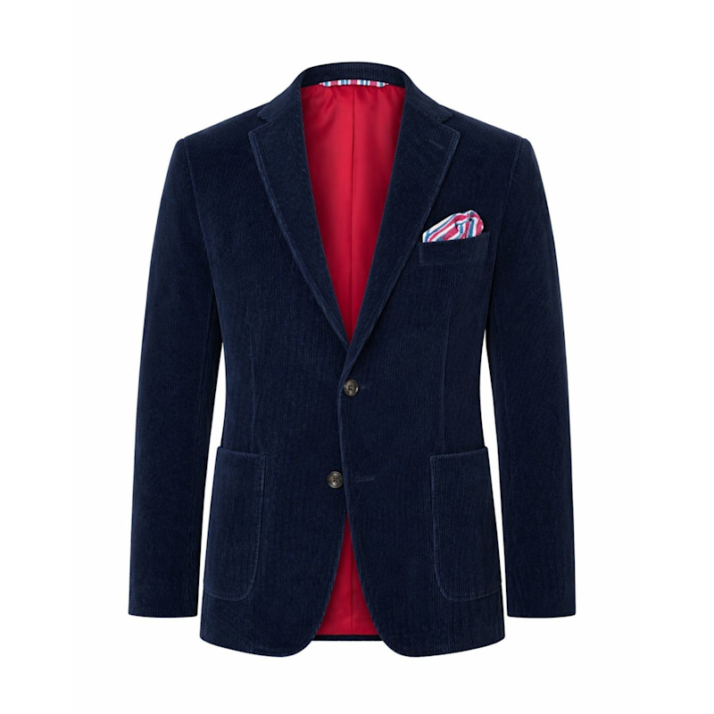 Thumbnail of Navy Blue Corduroy Blazer image