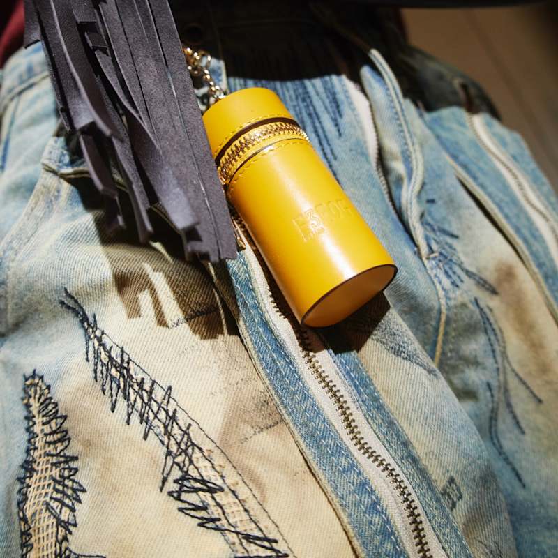 Thumbnail of Navy Lipstick Case Keychain image