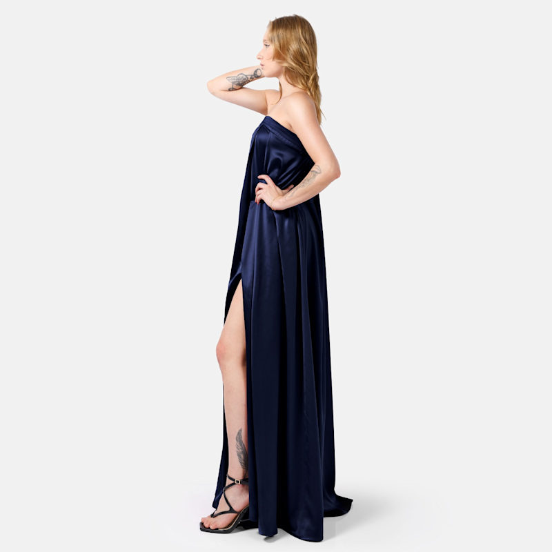 chinese dress ladies Stormie Satin Maxi Dress