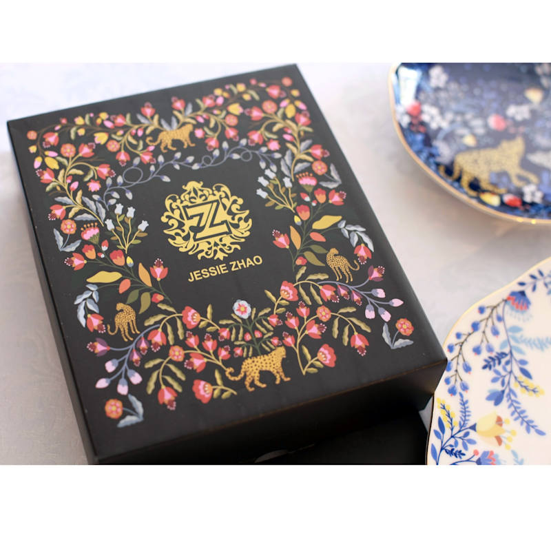 Thumbnail of Night Amazon Rainforest Fine Bone China Side Plate image