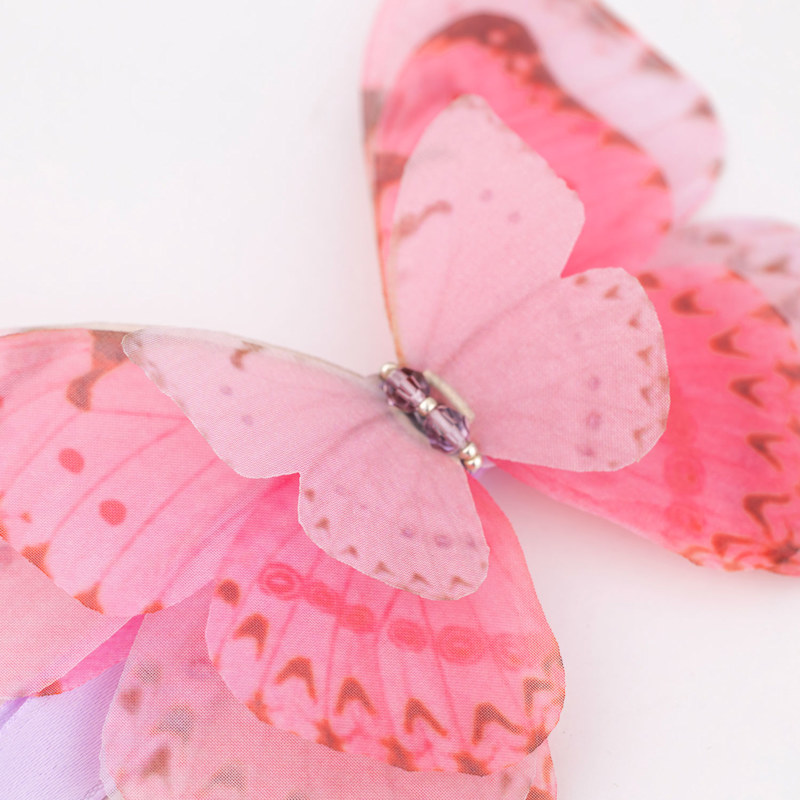 Neck Tie Silk Ribbon Accessory Butterfly Fairy Wings | Oana  display picture 2