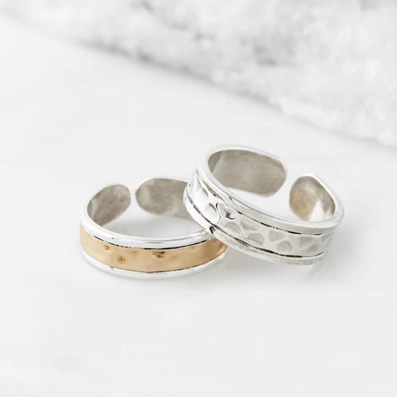 Thumbnail of Karma Fortune Silver Adjustable Midi Ring Or Toe Ring image