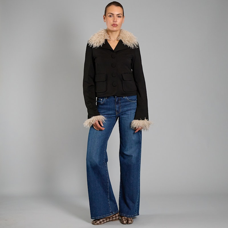 Thumbnail of Nelly Fur Collar Jacket image