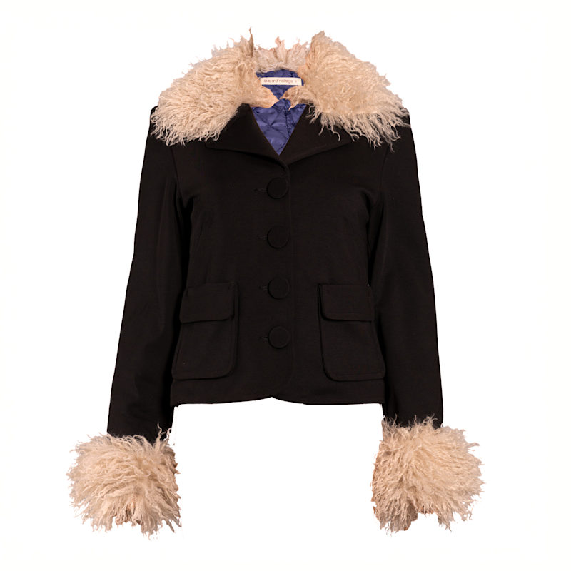 Thumbnail of Nelly Fur Collar Jacket image