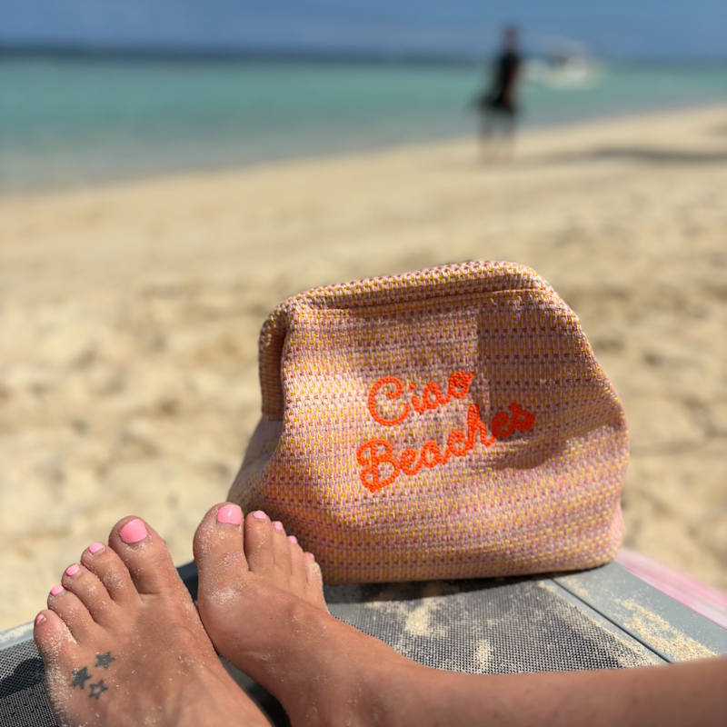 Thumbnail of Neon Ciao Beaches Beach Clutch image
