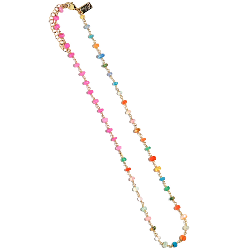 Thumbnail of Neon Rainbow Opal Necklace image