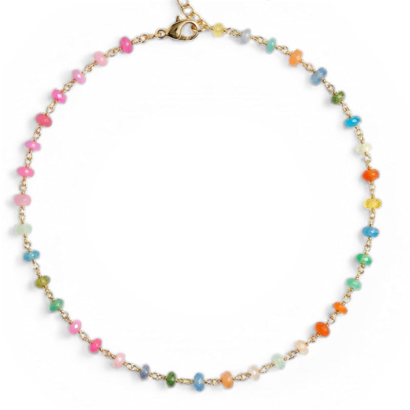Thumbnail of Neon Rainbow Opal Necklace image