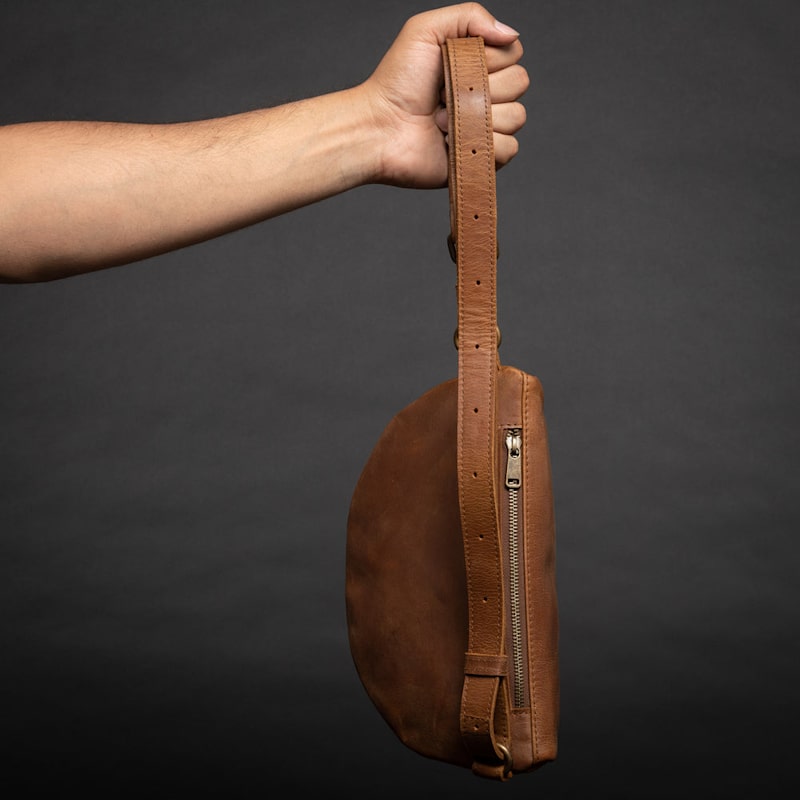 Thumbnail of Nexus Leather Crossbody Belt Bag image