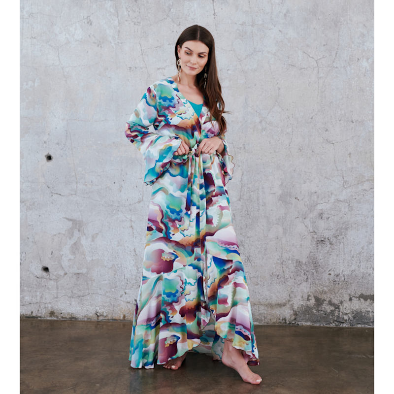 Thumbnail of Mamma Mia! Maxi Dressing Gown - Ecovero image