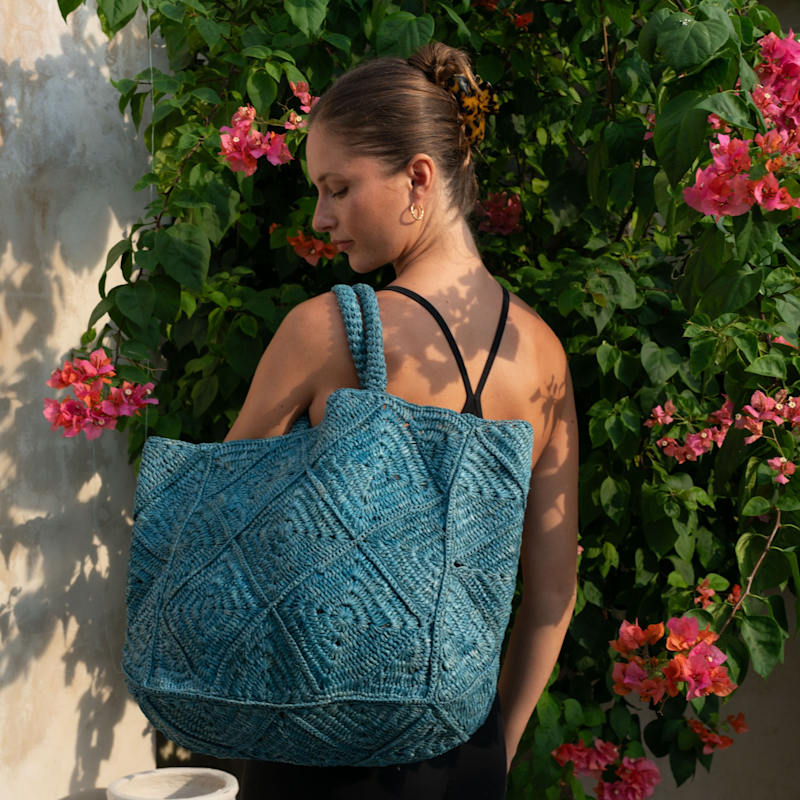 Thumbnail of Nico- Blue Jeans Tote Bag image