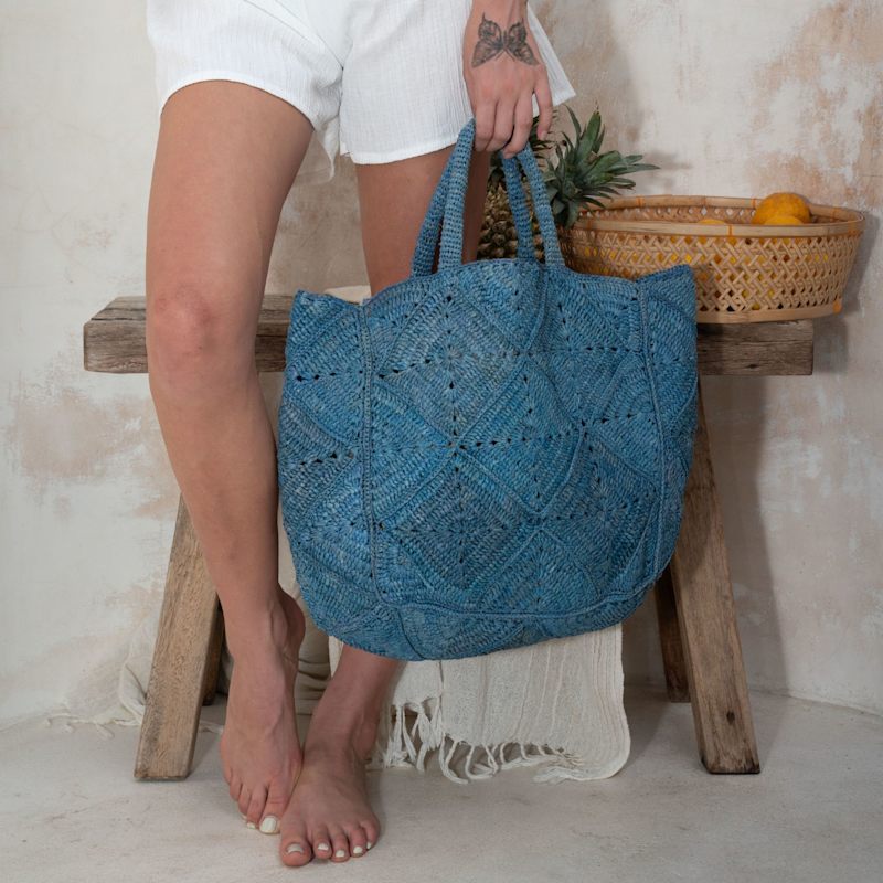 Thumbnail of Nico- Blue Jeans Tote Bag image