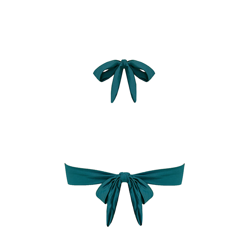 Thumbnail of Nicole Halter Bikini Top - Emerald image