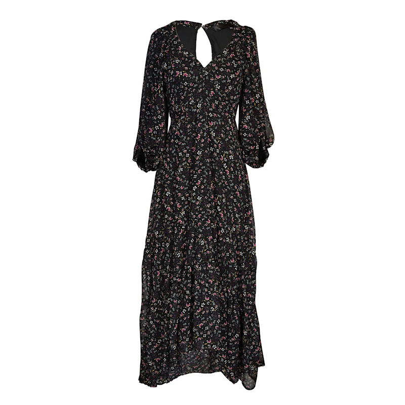 vixen maxi dress Backless Long Sleeve Venezia Boat Neck, Midnight Vixen Maxi Dress in Navy, Size XL,