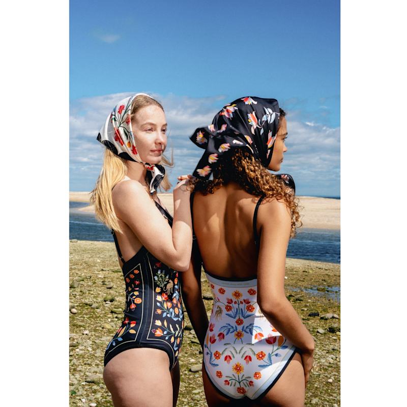 Night Imagination Reversible V-Neck One-Piece Swimsuit | Jessie