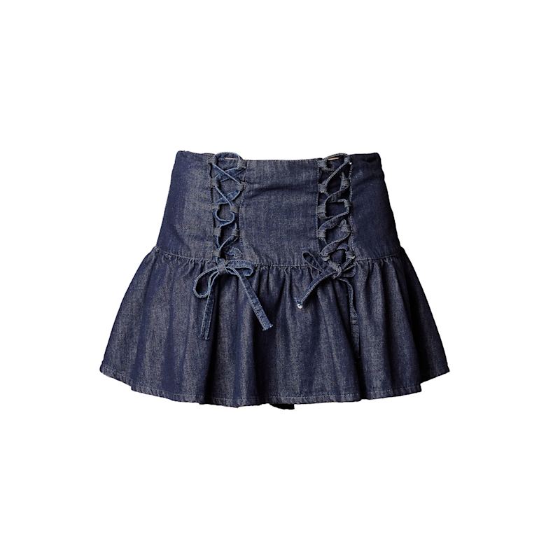 Thumbnail of Niki Gathered Mini Skirt image