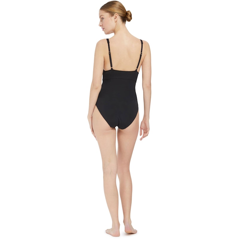 Thumbnail of Niki Plunge One Piece In Black image