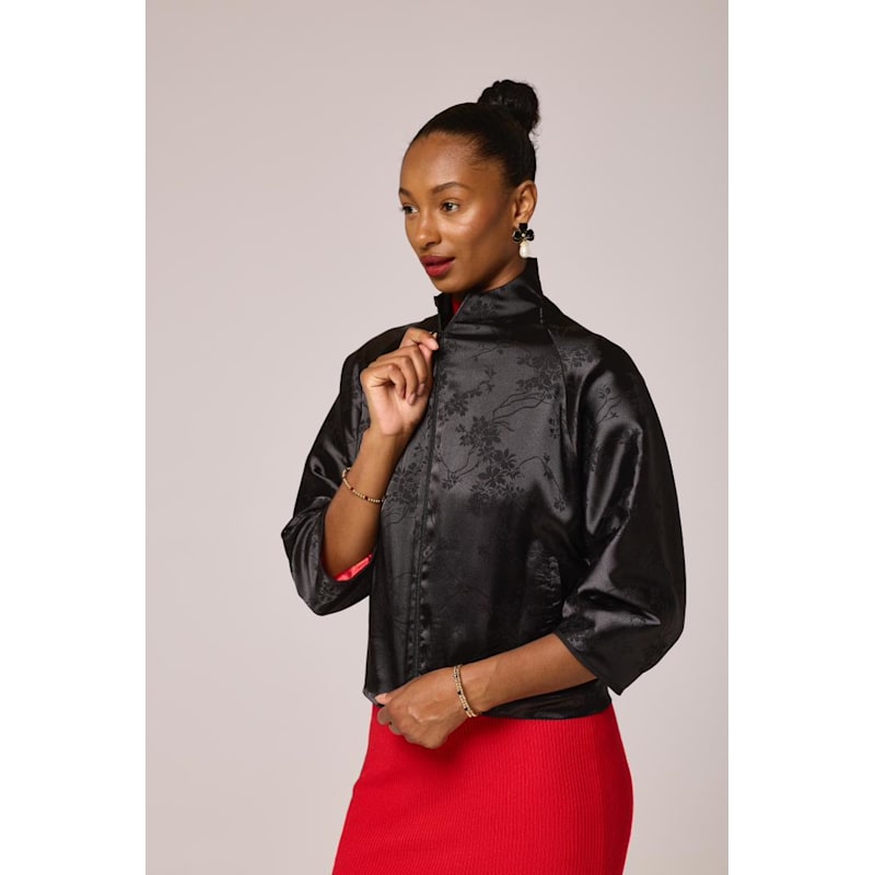 Thumbnail of Nior Flowery Silk Jacket image