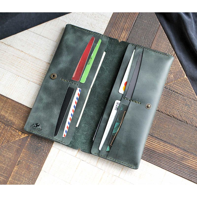 Thumbnail of Double Phone Long Wallet - Gray image