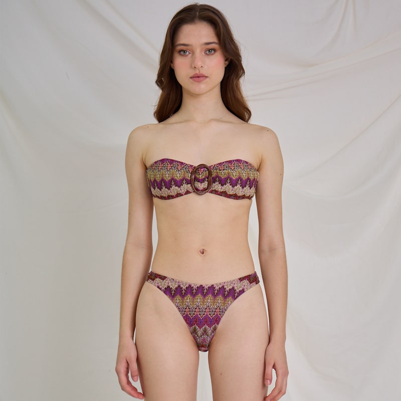 Thumbnail of Nocturnal Sky Bandeau Broderie Bikini image