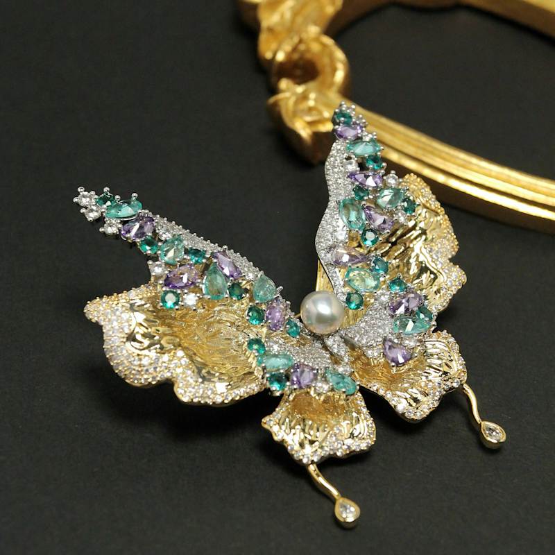 Thumbnail of Nocturne Papillon Brooch image