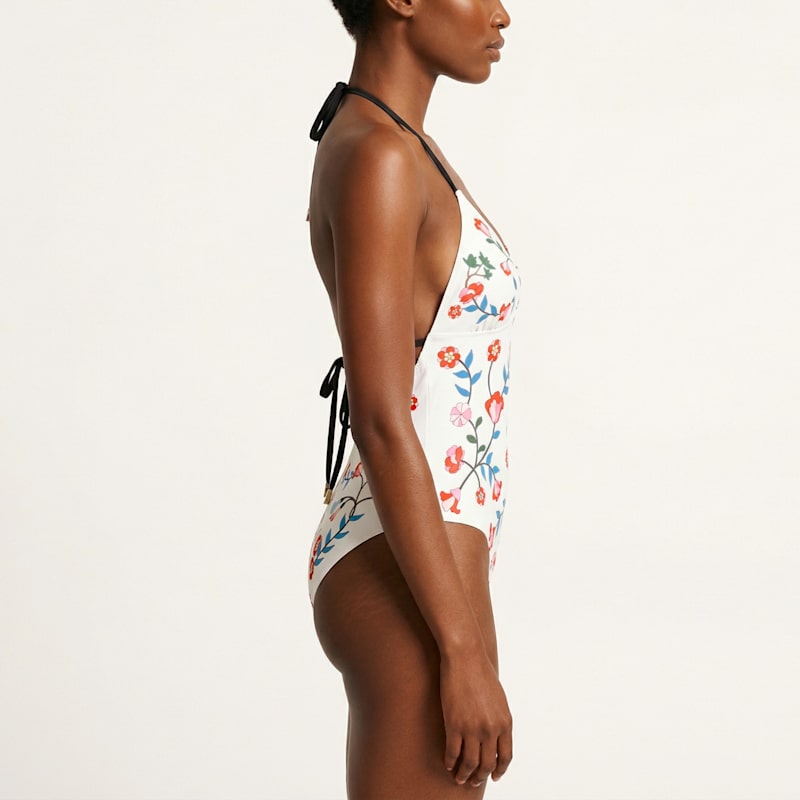 Thumbnail of Noir Bloom Reversible One Piece Swimsuit image