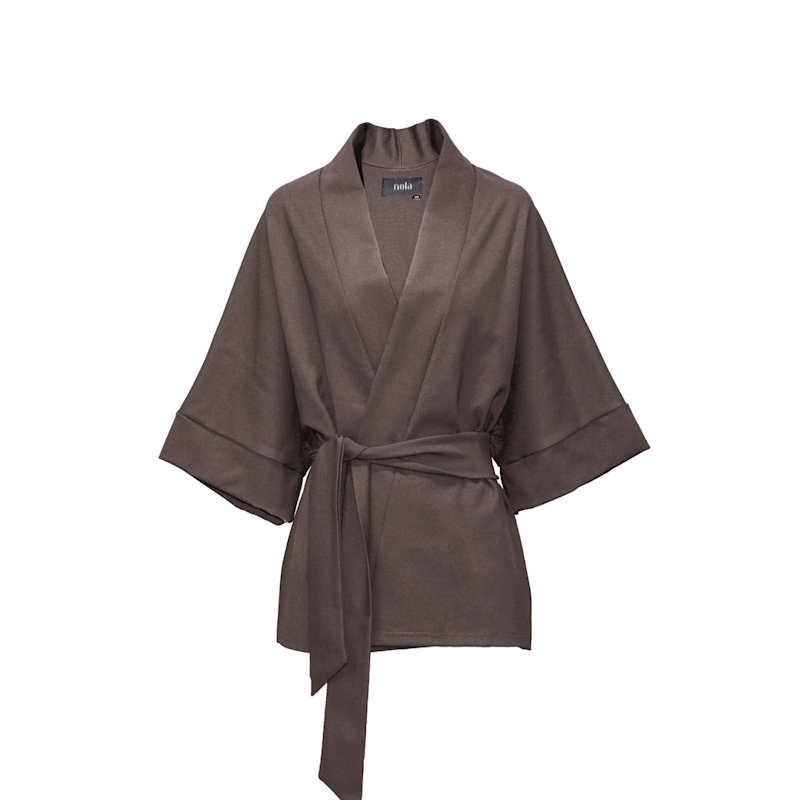 Thumbnail of Nola Kimono Jacket Taupe image