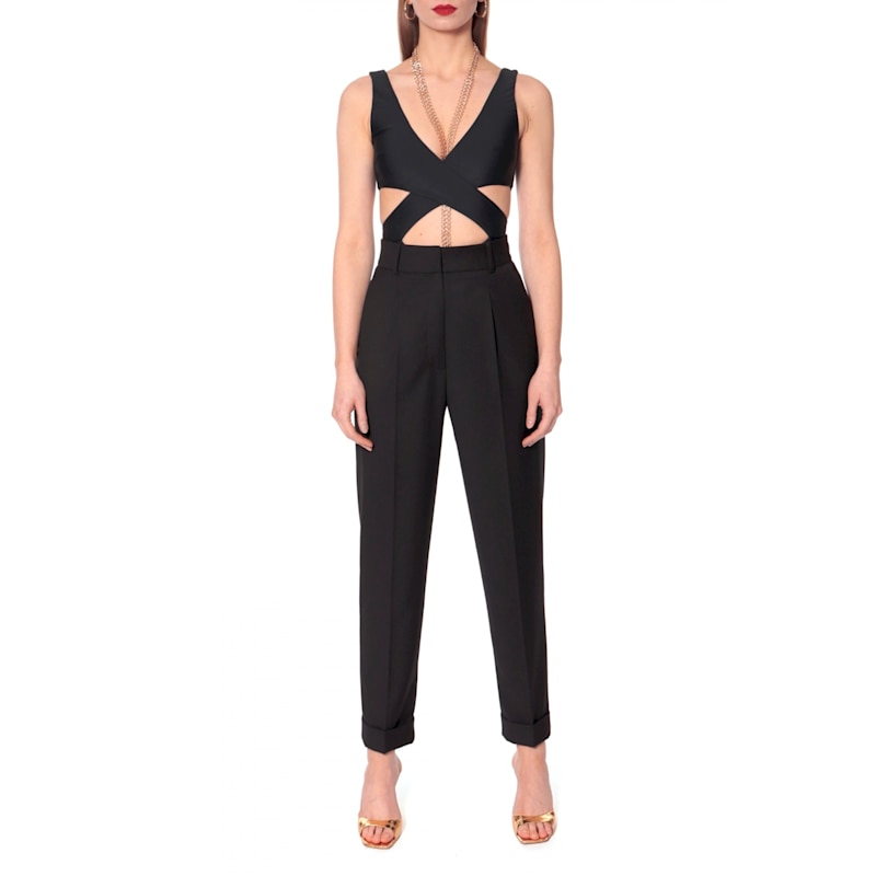 Thumbnail of Nola Matte Black Bodysuit image