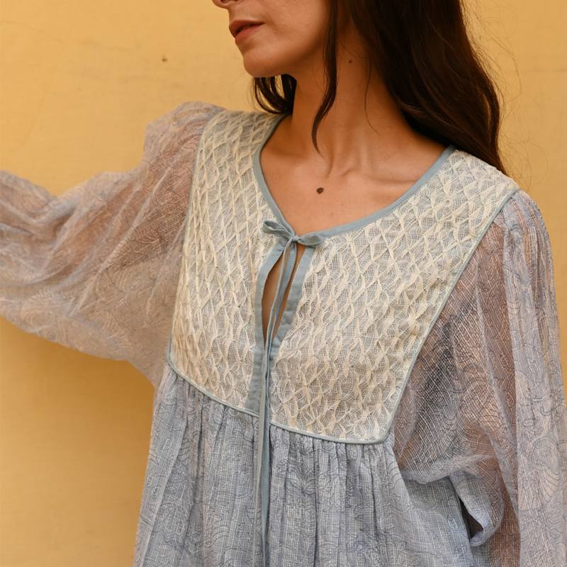 Thumbnail of Nora Tunic Dress - Blue image