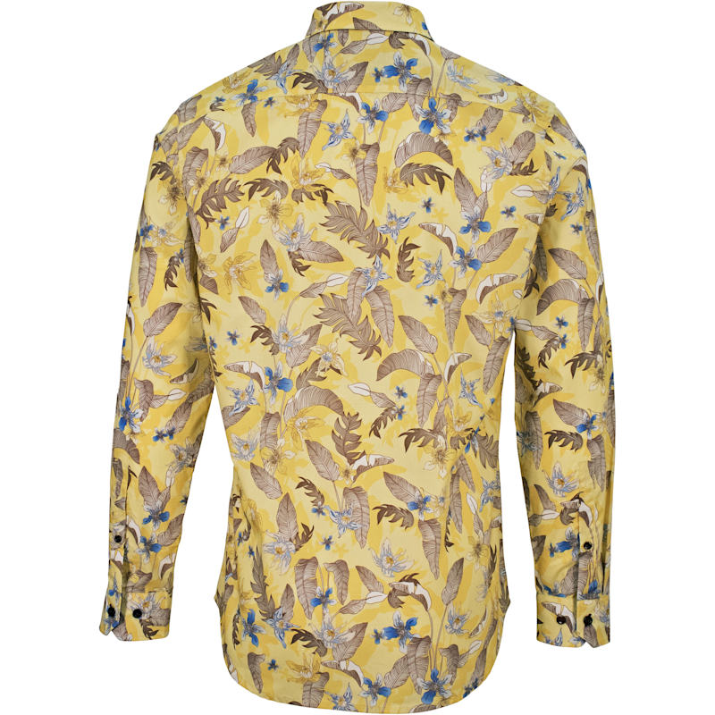 Thumbnail of Norman Falling Flowers Shirt - Sunshine image