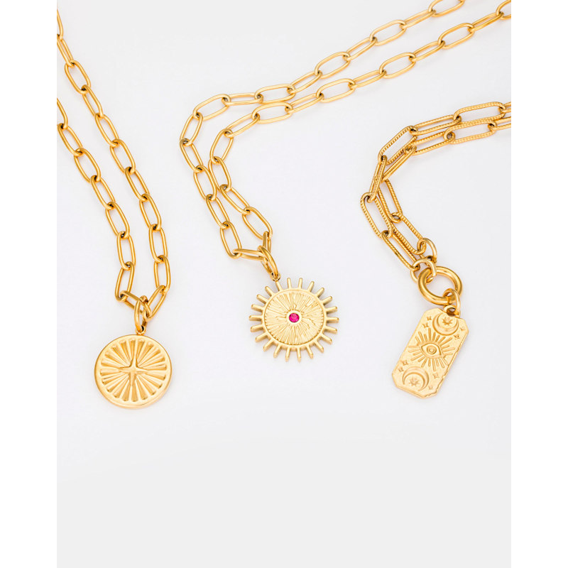 Thumbnail of North Star Necklace In Gold image