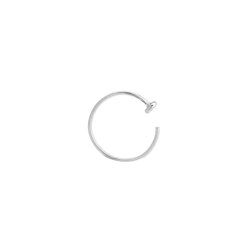 Thumbnail of Nose Ring 9K White Gold image