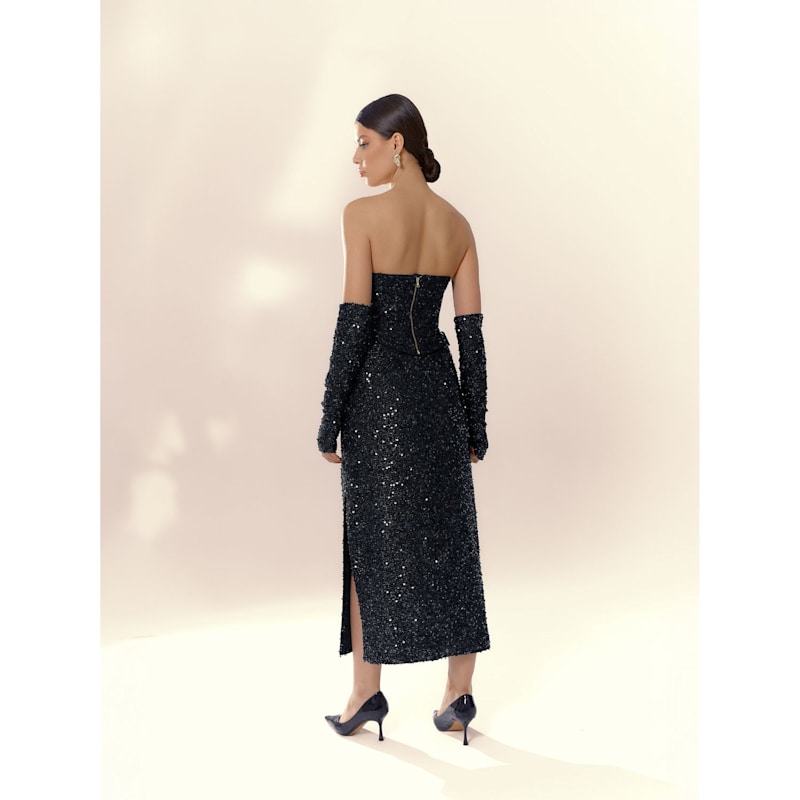 Thumbnail of Nox Black Sequin Skirt image