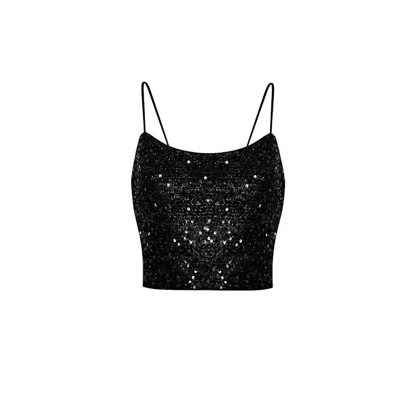 Thumbnail of Nox Black Sequin Top image