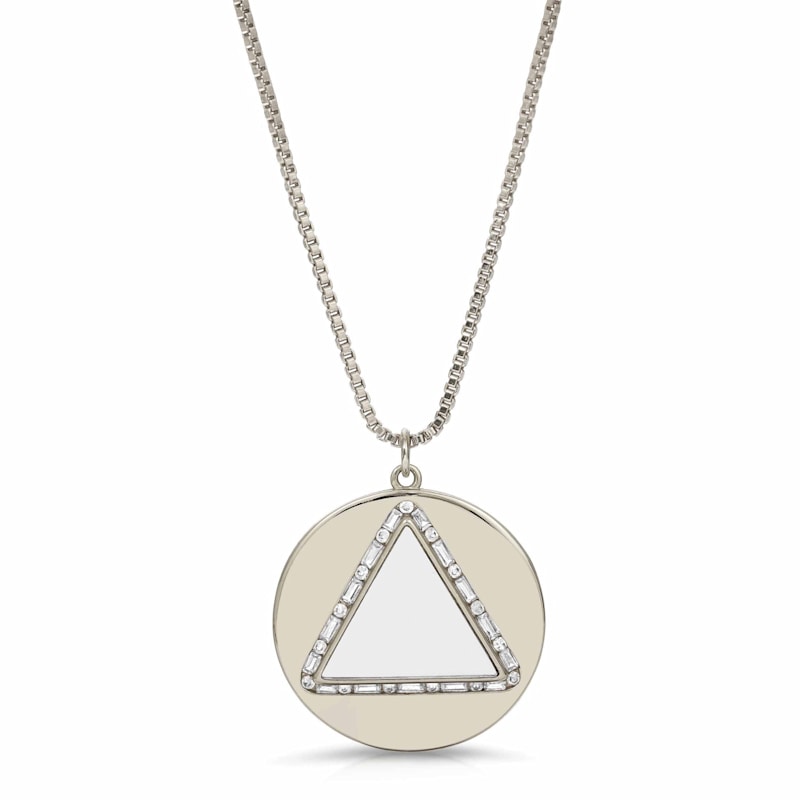 Thumbnail of Hey You Necklace, Mirror - Gold image