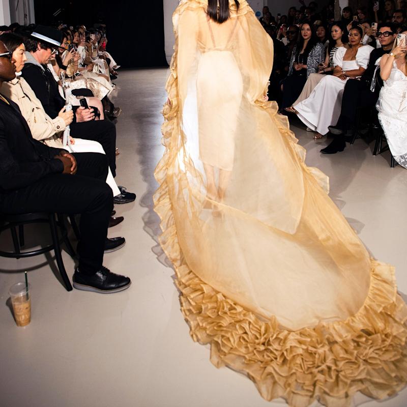 nude organza dress Short Sleeves Beading Nude Organza Engagement Dress