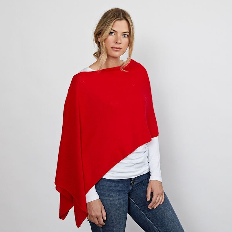 Thumbnail of Lucy Red Multi Way Cashmere Wrap image