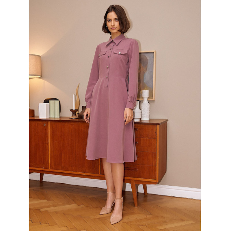 Thumbnail of Heather Midi Shirt Dress image