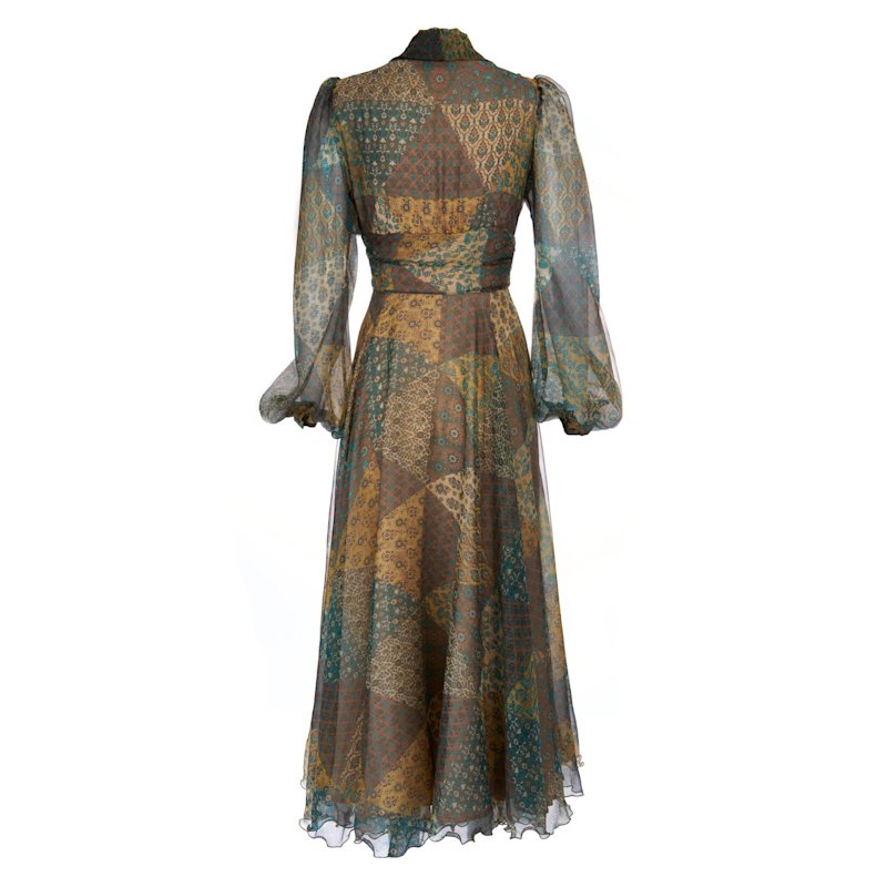 Thumbnail of Silk Dress With Scarf image