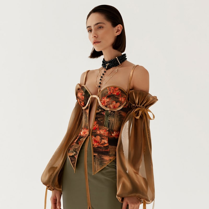 Nymphea Corset | La Musa | Wolf & Badger