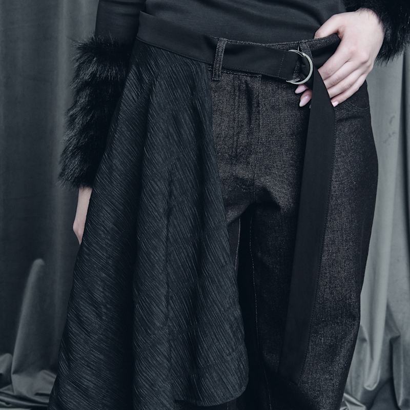Thumbnail of Nyx Layered Waist Cape With Adjustable Belt image
